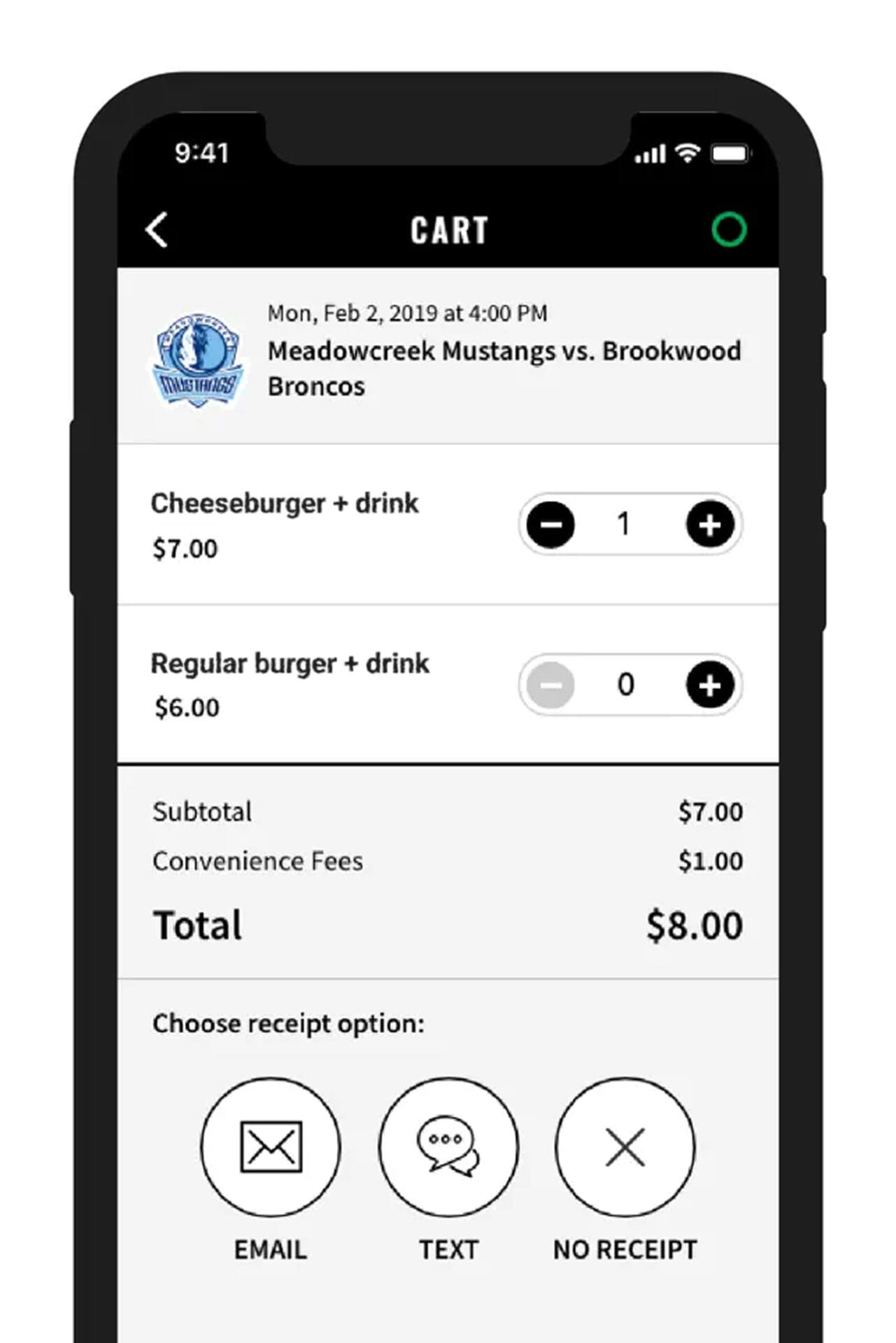 Concessions as tickets
